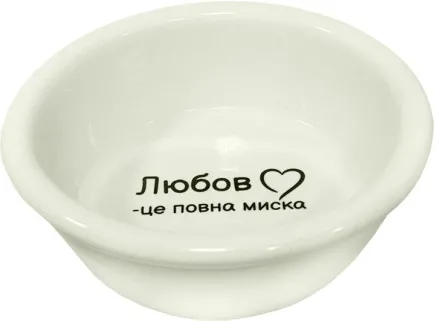 Миска керамічна для собак і котів Lucky Pet 350 мл
