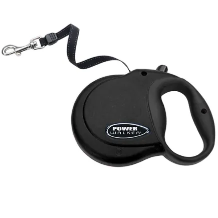Coastal Power Walker Retractable Leash КОСТАЛ рулетка-повідець для собак, стрічка 4.8м 50 кг