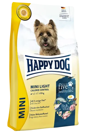 Сухий корм HD fit & vital Mini Light 4kg сухий корм для собак дрібних порід вагою до 10 кг