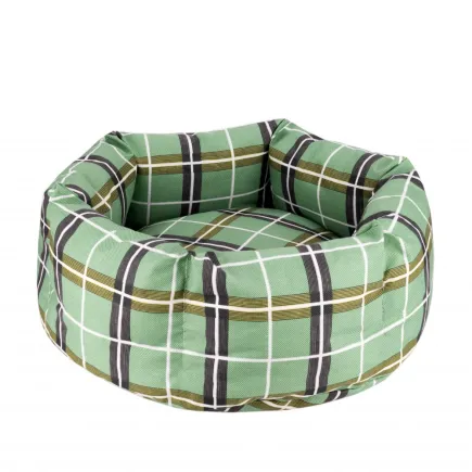 Лежак для Тварин BronzeDog Comfort Круглий Зелений L