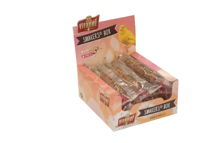 Колба Vitapol Smakers Box для канарок, зі смаком бісквіту