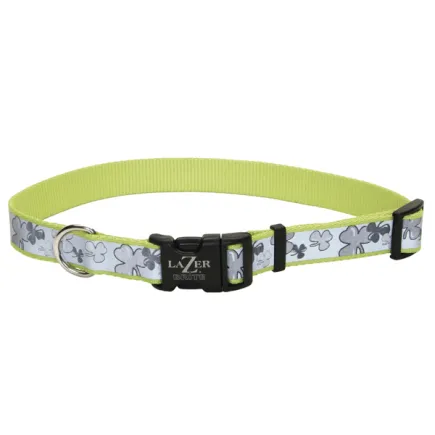 Coastal Lazer Brite Reflective Collar КОСТАЛ ЛАЗЕР БРАЙТ світловідбивний нашийник для собак, 1.6х30-46см Конюшина