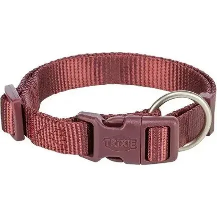 Нашийник для собак Trixie "Premium", S: 25-40см/15мм, сангрія