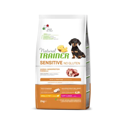 Natural Trainer Dog Sensitive Puppy&Junior Mini сухий корм для цуценят дрібних порід з качкою 2 кг