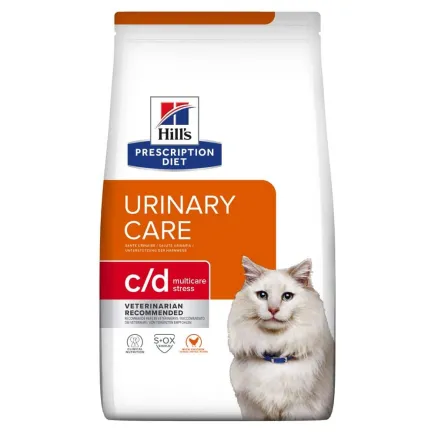 Hill’s Prescription Diet c/d Stress Сухий корм для котів для догляду за сечовидільною системою при дії стресових факторів, з куркою, 8 кг
