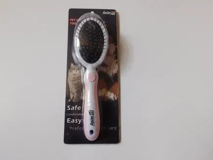 Гребінець-щітка 2 в 1 AnimAll Groom, рожева