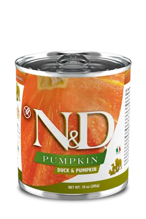 Вологий корм для собак Farmina N&D Grain Free PUMPKIN DUCK ADULT MEDIUM & MAXI беззерновий з гарбузом, качкою 285 г