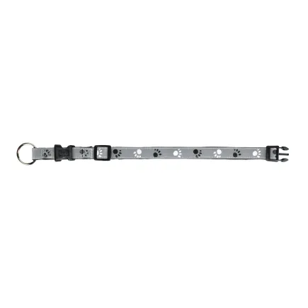 Нашийник Trixie Silver Reflect для собак, світловідбиваючий, XS-S: 22-35 см/15 мм, сірий