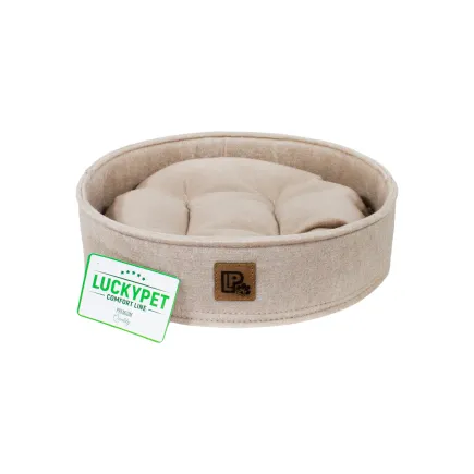 Лежак "Дольче" № 3, беж., Lucky Pet, 45х11