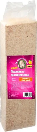 Мій Пухнастик деревна підстилка пресована (лимон), 1 кг