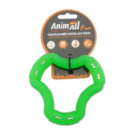 Іграшка AnimAll Fun кільце 6 сторін, зелене, 12 см