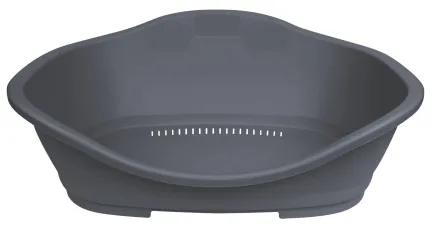 Лежак Trixie Sleeper 2 для собак, пластиковий, 56х68 см (сірий)
