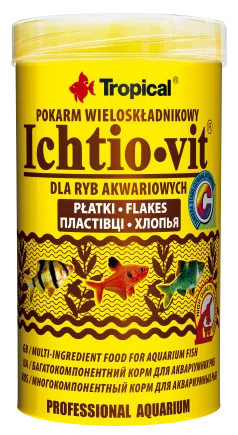 Сухий корм Tropical Ichtio-Vit для всіх акваріумних риб, 50 г (пластівці)