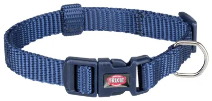 Нашийник Trixie Premium для собак, нейлон, M–L: 35–55 см/20 мм, індиго
