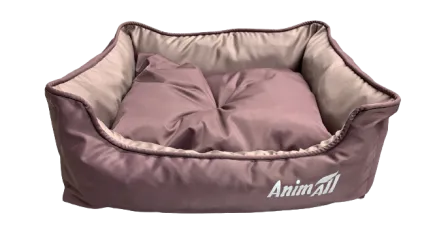 Лежак AnimAll Nena VELOURS CACAO, для котів, S, 45x35x16 см