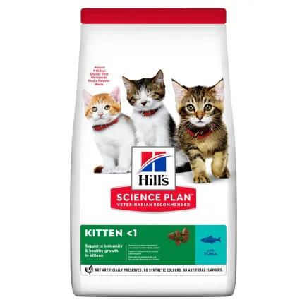 Hill's Science Plan Kitten Сухий корм для кошенят і кішок у період вагітності та лактації, з тунцем, 1,5 кг