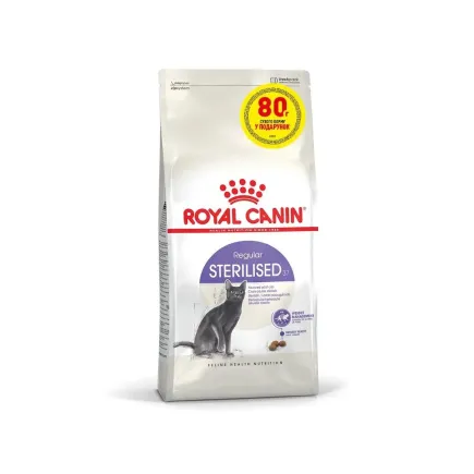 Сухий корм Royal Canin STERILISED для котів всіх порід 0,32кг + 80г