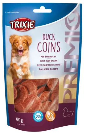 Ласощі Trixie Premio Chicken Duck Coins для собак, качка, 80 г