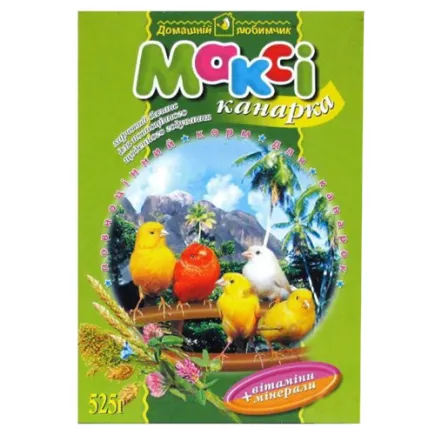 Максі корм канарка, 525г + крейда