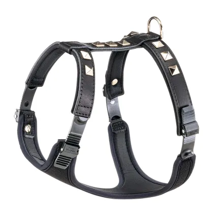 Ferplast GIOTTO P M HARNESS BLACK LUXOR Шлея, шкіра