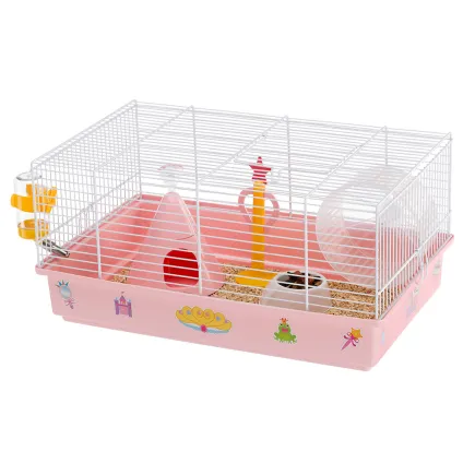 Ferplast CAGE CRICETI 9 PRINCESS WH(x1) Клітка для хом'яків з декором