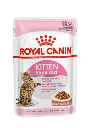 Вологий корм Royal Canin KITTEN STERILIZED для кошенят всіх порід 85 г