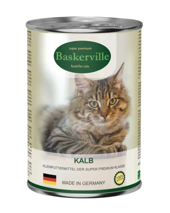 Baskerville Корм для котів Телятина 400 г