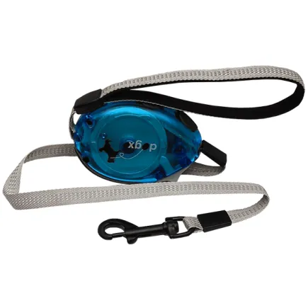 Flamingo Dogx2GO Belt Glassy S ФЛАМІНГО БЕЛТ ГЛАССІ повідець рулетка для собак до 12кг, світловідбивна стрічка 2м 2 м, до 12 кг