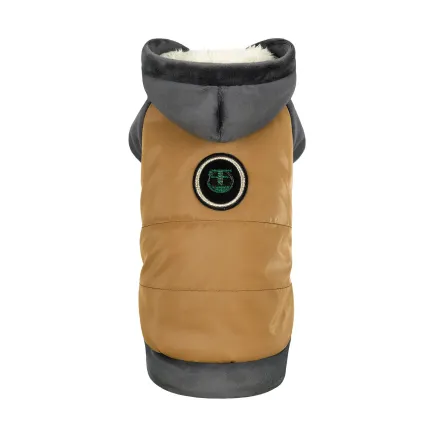 Толстовка Pet Fashion «Rollie» для собак, розмір XS, бежева/сіра (лімітована серія)