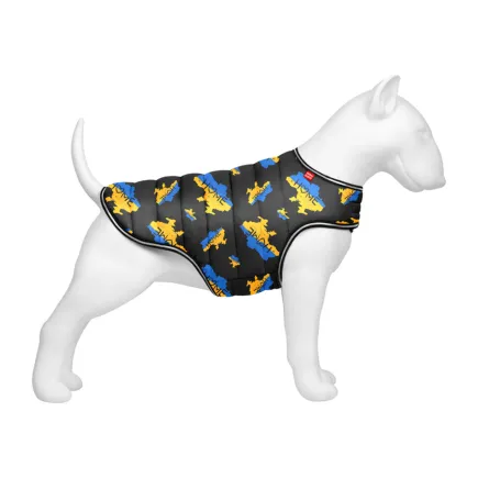 Куртка-накидка для собак WAUDOG Clothes, малюнок "Дім", XL, А 47 см, B 68-80 см, С 42-52 см