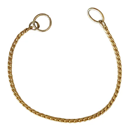 Ring5 ExtraFine Gold РІНГ5 ЕКСТРАКЛАС плетений нашийник-ланцюжок для собак 25 см