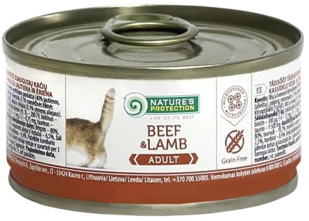 Nature's Protection Adult Beef & Lamb 100 г