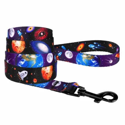 Повідець для Собак Bronzedog Urban Cosmos Нейлоновий Чорний XL