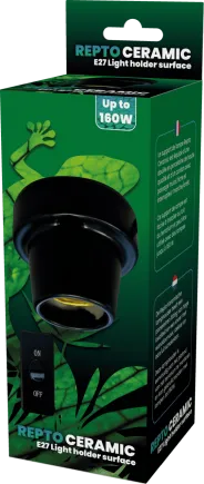 REPTO CERAMIC E27 LIGHT HOLDER SURFACE (R2300007) керамічний патрон для тераріума