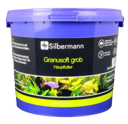 Корм Silbermann Granusoft fine 5000 ml (SIS104) гранули 0,7 мм для акваріумних риб