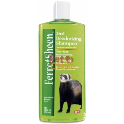 Шампунь 8in1 Ferretsheen Shampoo 2в1 для тхорів, дезодоруючий, 295 мл