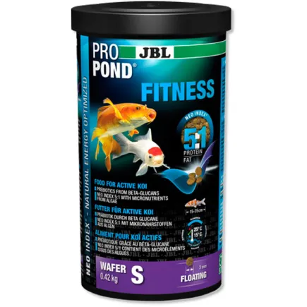 JBL (ДжБЛ) ProPond Fitness корм для стерляді та осетрових S, 420г.