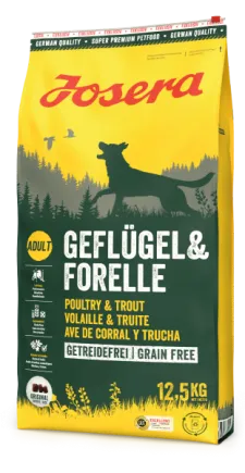 Корм для собак Josera GEFLUGEL&FORELLE 12,5 кг
