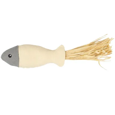 Flamingo Natural Fun Fish ФЛАМІНГО РИБКА екологічна іграшка з котячою м’ятою для котів 20х2,5х4,5 см
