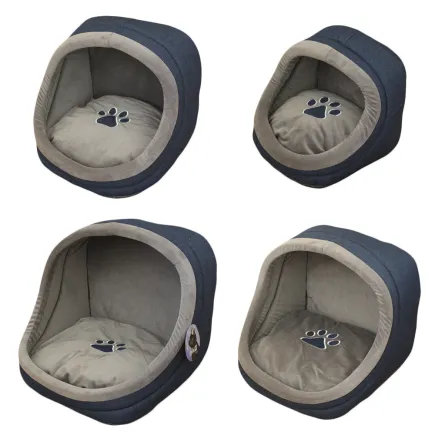 Набір ліжок AnimAll Bella BLUE-GREY (42x42x40x10, 37x37x34x8, 32x32x29x7, 27x27x24x6)