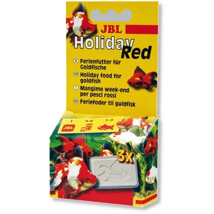 Корм на час відпустки JBL Holiday Red для золотих рибок, 17 г