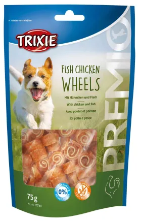 Ласощі Trixie Premio Fish Chicken Wheels для собак, курка та риба, 75 г