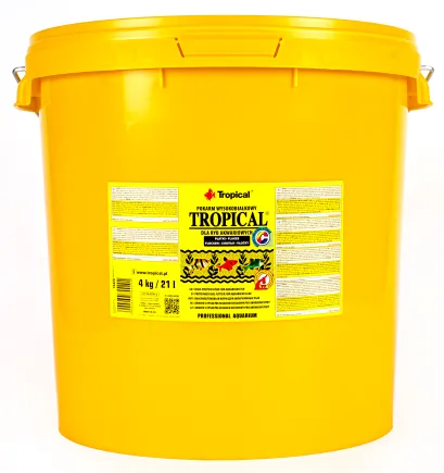 Сухий корм Tropical «Tropical» для всіх акваріумних риб, 4 кг (пластівці)