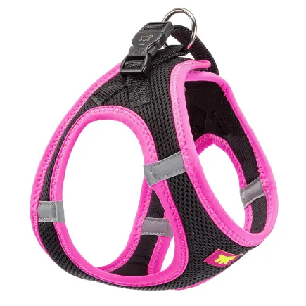 Ferplast KAORI P M HARNESS BLACK/PINK Шлея,чорно-рожева