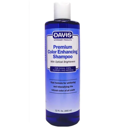 Davis Premium Color Enhancing Shampoo ДЕВІС ПОСИЛЕННЯ КОЛЬОРУ шампунь для собак і котів, концентрат 0,355 л