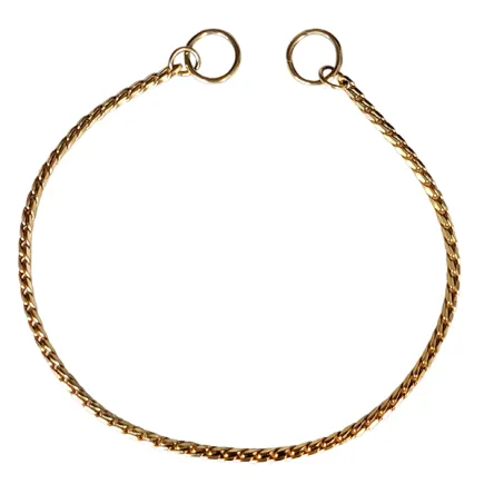 Ring5 Heavy Gold РІНГ5 ВАЖКИЙ ЗОЛОТИЙ плетений нашийник-ланцюжок для собак 50 см