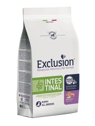 Exclusion Intestinal Puppy All Breed зі свининою для цуценят всіх порід із порушенням травлення 800 г