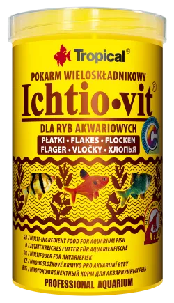 Сухий корм Tropical Ichtio-Vit для всіх акваріумних риб, 20 г (пластівці)