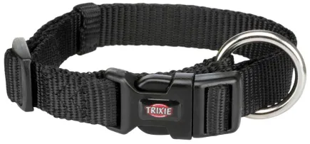 Нашийник Trixie Premium для собак, нейлон, XXS–XS: 15–25см/10 мм, чорний