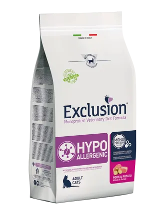 Exclusion Hypoallergenic зі свининою для котів з харчовою алергією 1,5 кг